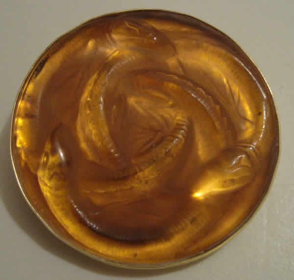 R. Lalique Lezards Brooch