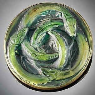 R. Lalique Lezards Brooch