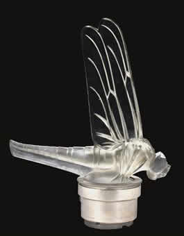 R. Lalique Libellule Grande Car Mascot