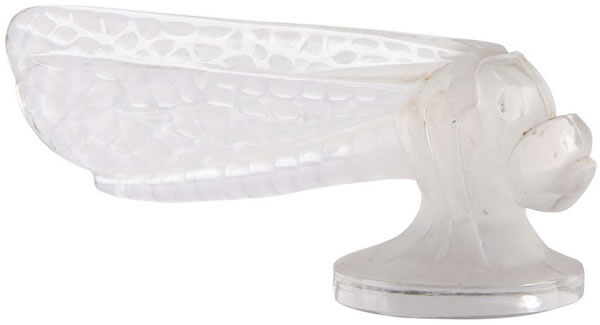 R. Lalique Libellule Petite Hood Ornament