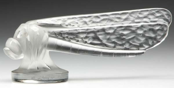 R. Lalique Libellule Petite Car Mascot
