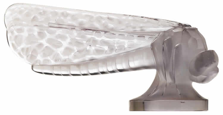 R. Lalique Libellule Petite Car Mascot