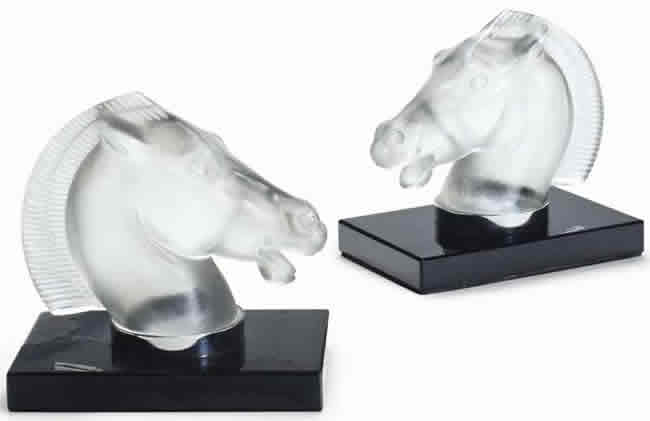 R. Lalique Longchamp-A Bookend