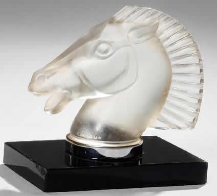 R. Lalique Longchamp-B Bookend