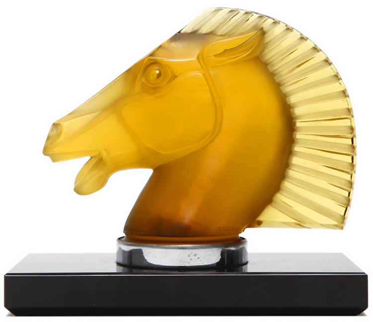 R. Lalique Longchamp-B Bookend