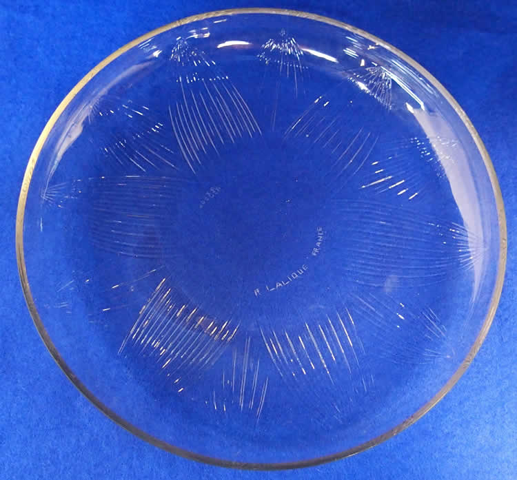 R. Lalique Lotus Plate