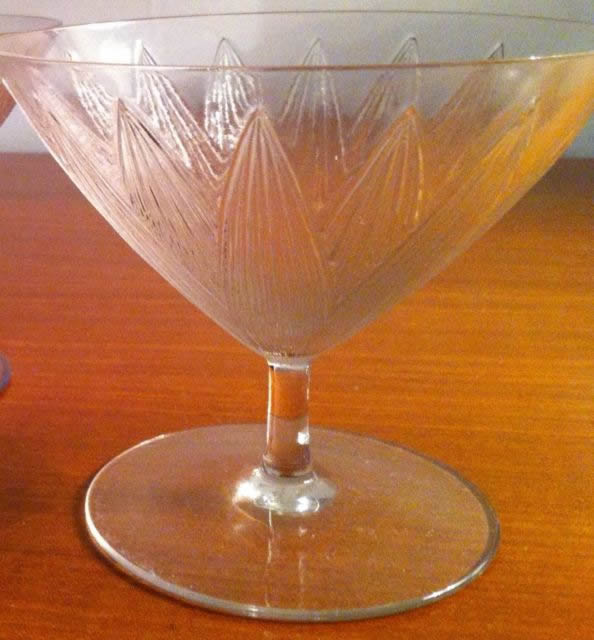 Rene Lalique Lotus Champagne Glass 