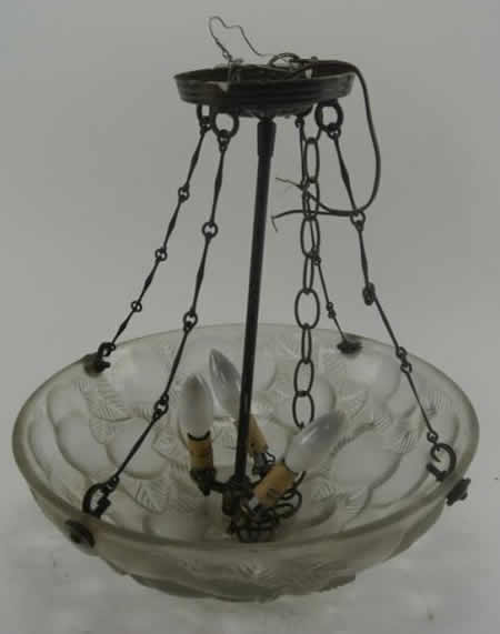 R. Lalique Lausanne Light Fixture