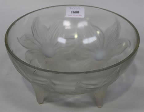 R. Lalique Lys Bowl