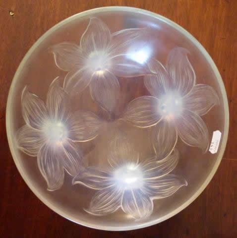 R. Lalique Lys Bowl