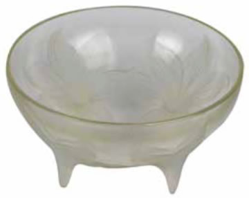 R. Lalique Lys Footed Bowl