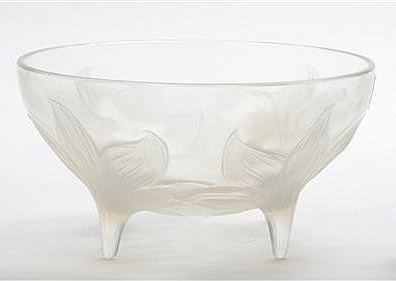 R. Lalique Lys Bowl