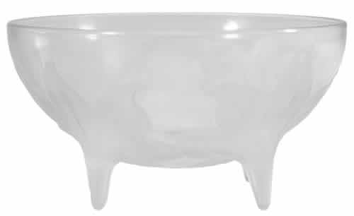 R. Lalique Lys Footed Bowl