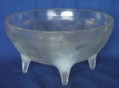 R. Lalique Lys Footed Bowl