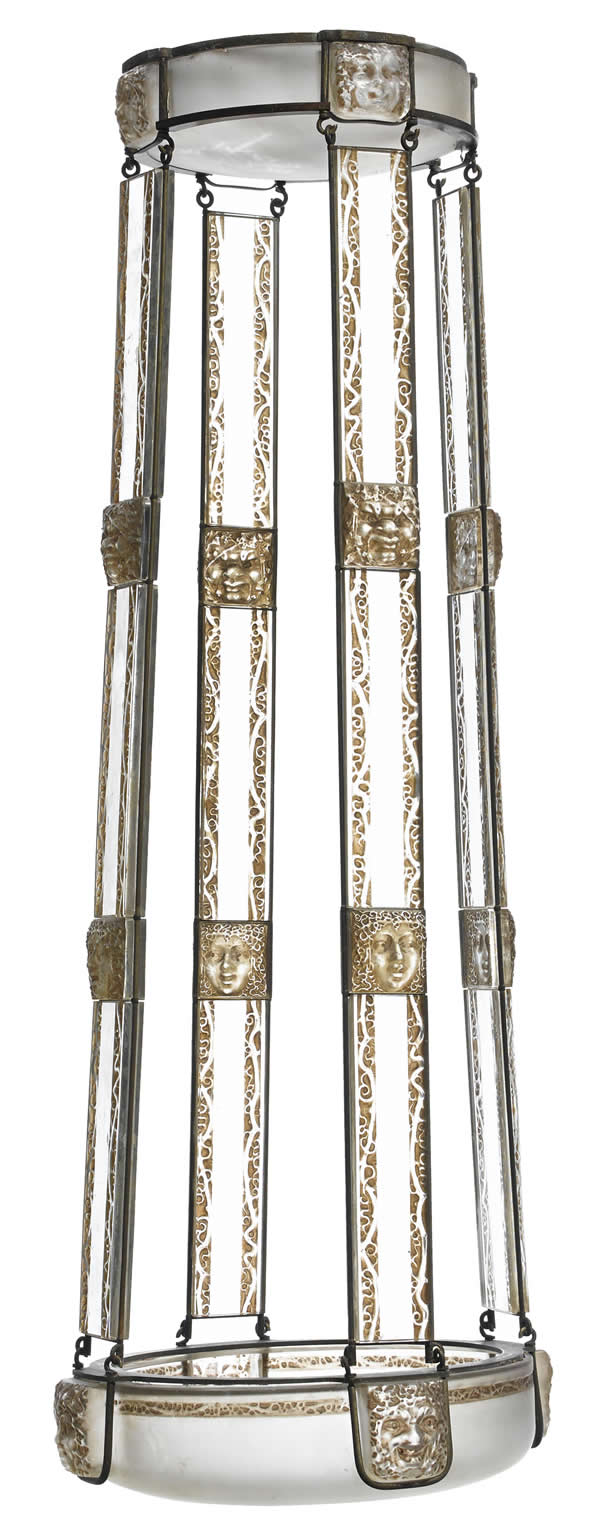 R. Lalique Masques Light Fixture