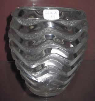 R. Lalique Meandres Vase