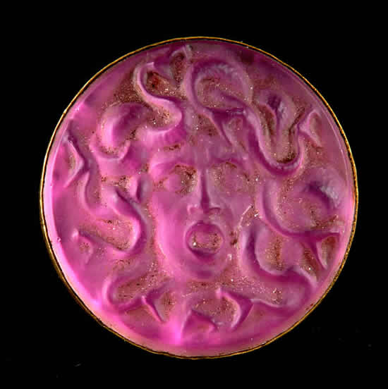 R. Lalique Meduse Brooch