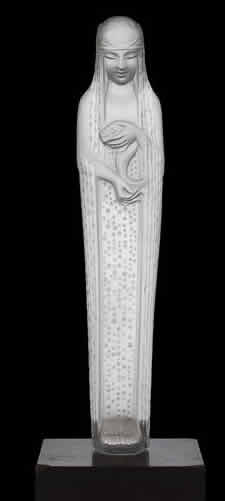 R. Lalique Source De La Fontaine Melite Statue
