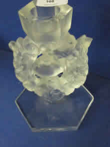 R. Lalique Mesanges Candlestick