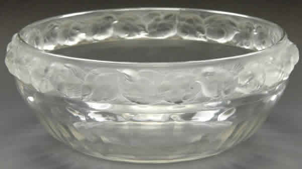 R. Lalique Mesanges Bowl