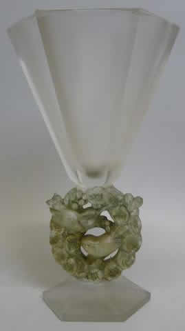 Rene Lalique Mesanges Vase