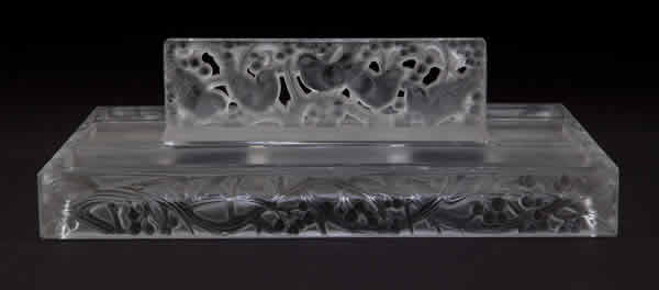 R. Lalique Mirabeau Inkwell