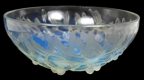 R. Lalique Mistletoe Bowl