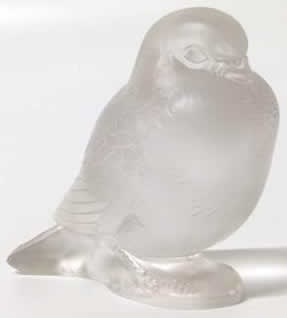 R. Lalique Moineau Fier Paperweight
