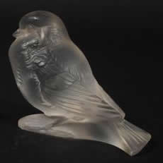 R. Lalique Moineau Fier Paperweight