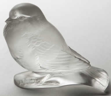 R. Lalique Moineau Fier Paperweight