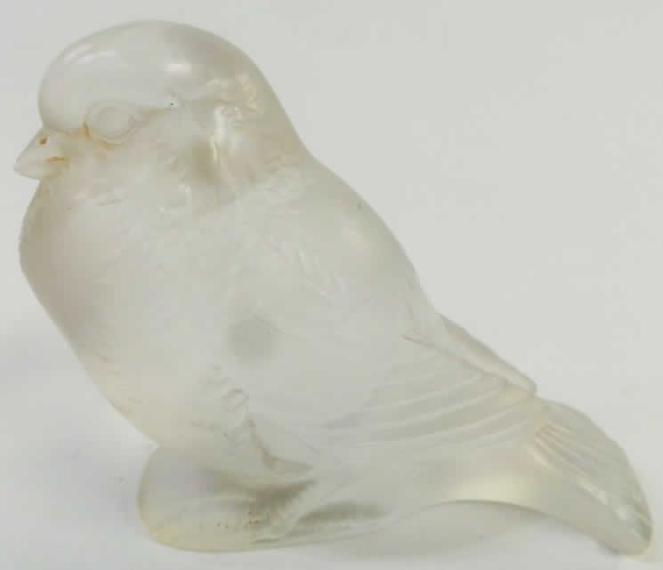 R. Lalique Moineau Fier Paperweight
