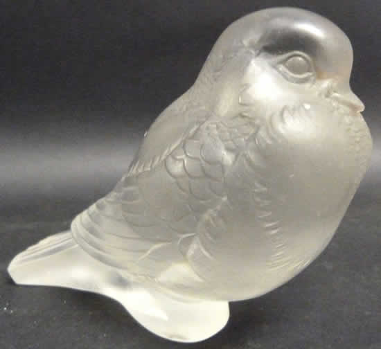 R. Lalique Moineau Fier Paperweight