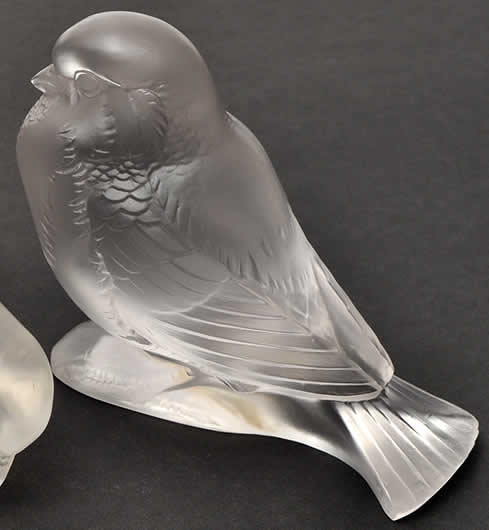 R. Lalique Moineau Fier Paperweight