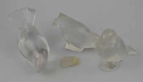 R. Lalique Moineau Fier Paperweight
