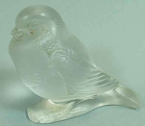 R. Lalique Moineau Fier Paperweight