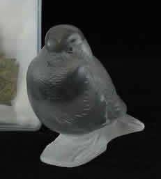 R. Lalique Moineau Fier Paperweight