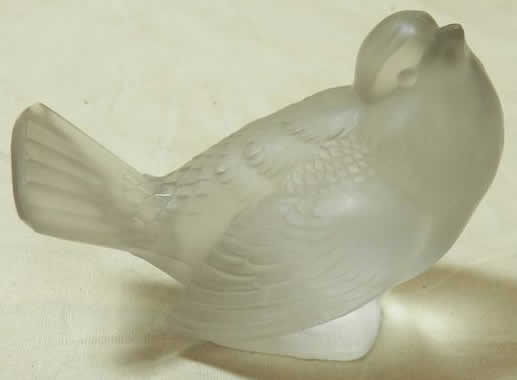 R. Lalique Moineau Moqueur Presse-Papiers