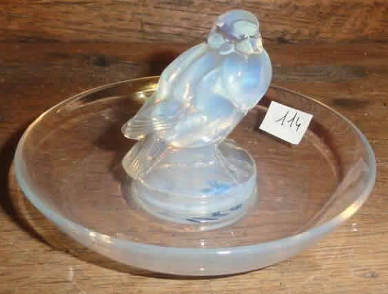 R. Lalique Moineau Pin Dish
