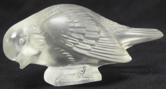 R. Lalique Moineau Sournois Paperweight