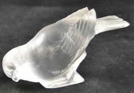 R. Lalique Moineau Timide Paperweight
