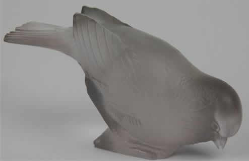 R. Lalique Moineau Timide Paperweight