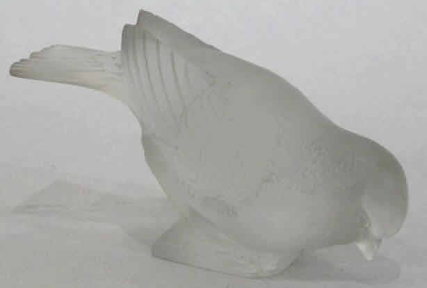 R. Lalique Moineau Timide Paperweight