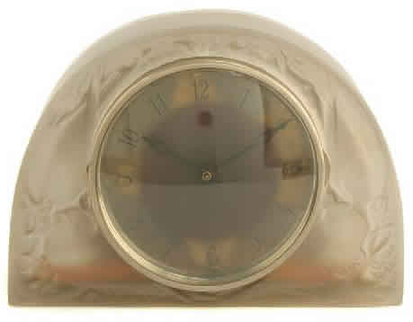 R. Lalique Moineaux Desk Clock
