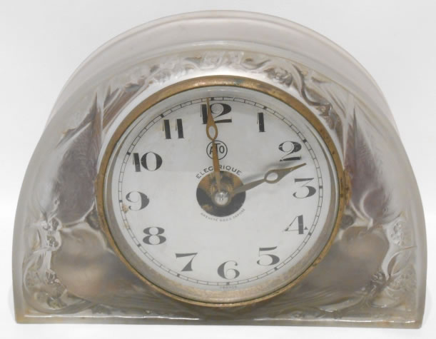 R. Lalique Moineaux Pendule