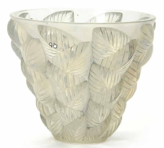 R. Lalique Moissac Vase