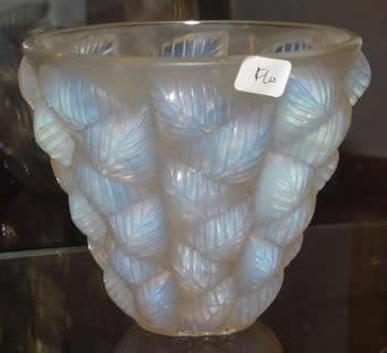 R. Lalique Moissac Vase