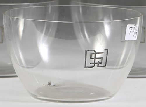 Rene Lalique Monogramme Bowl 
