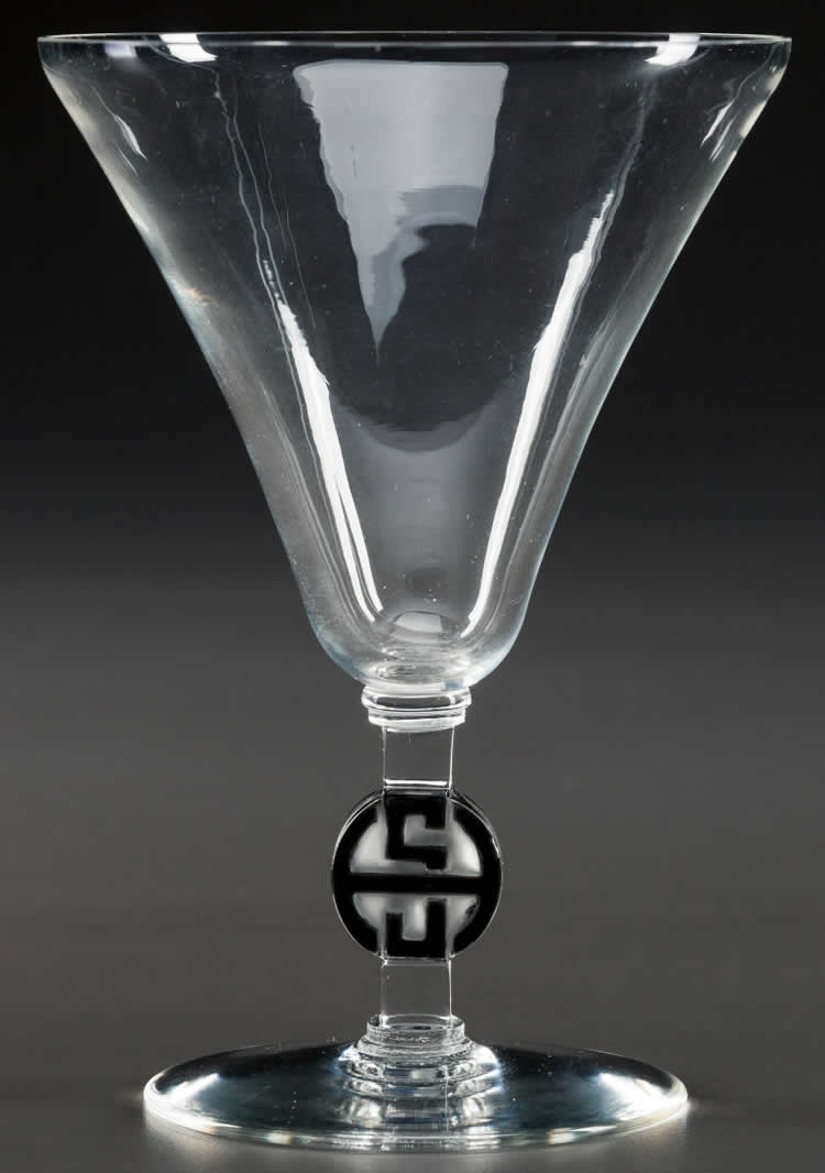 Rene Lalique Monogramme Glass 