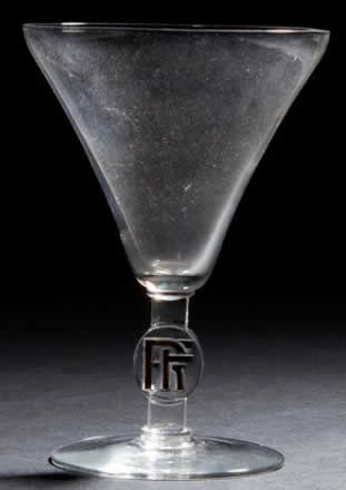 Rene Lalique Monogramme Glass 