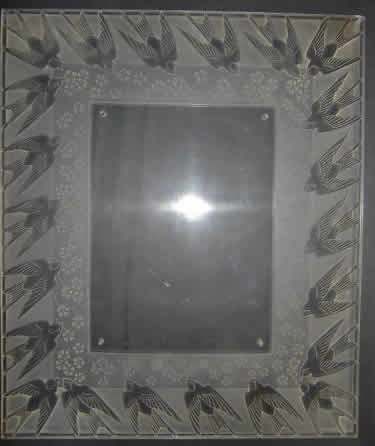 R. Lalique Muguet Et Hirondelles Frame